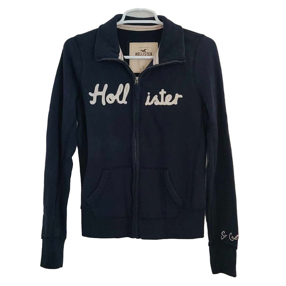 HOLLISTER Vintage Fleece Zip Up L